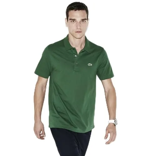 Lacoste Regular Fit Polo Piqué Grün Kurzarm von Lacoste