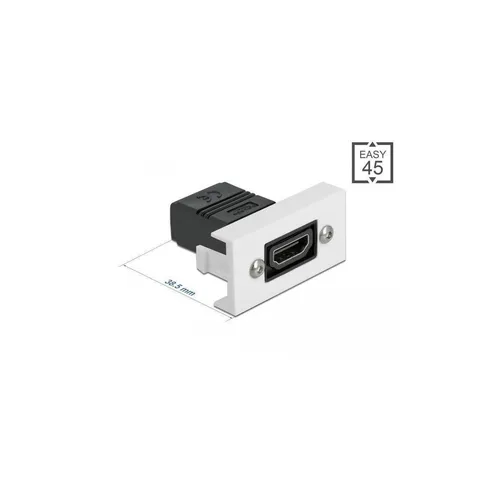 Easy 45 HDMI Modul gerade 22,5 x 45 mm
