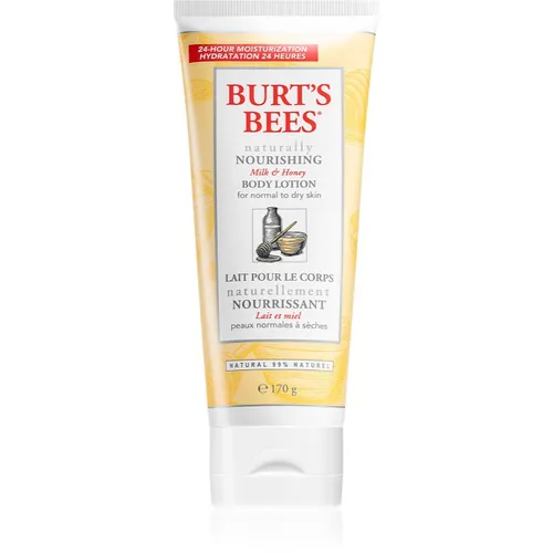 Burt’s Bees Milk & Honey Bodylotion 170 g - Diverse B, feuchtigkeitsspendende Bodylotion mit Milch und Honig, die die Haut intensiv pflegt, geschmeidig macht und vor trockener Haut schützt.