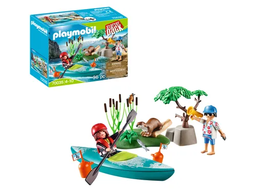 Playmobil Starter Pack (Kanu-Training) - Spielzeug für kreative Kinder: Enthält Spielfiguren und Zubehör für spannendes Kanu-Training, ideal für Abenteuer und Rollenspiele.