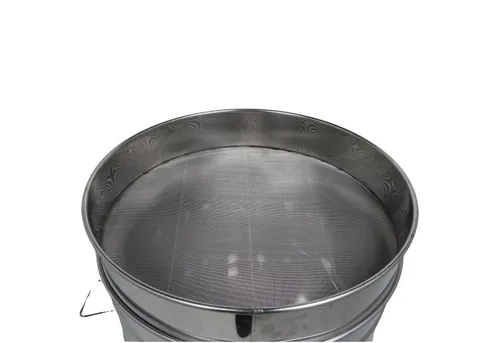 BENKA Aufbewahrungssystem Honigsieb Edelstahl Ø38 cm Grobsieb für Honigbehälter 100kg BAE02