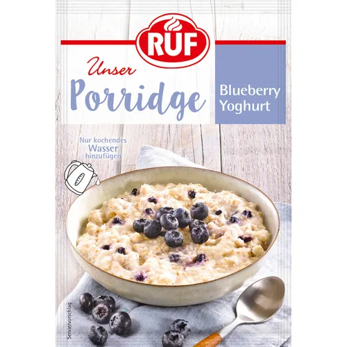 RUF Porridge Blueberry Yoghurt 65g Beutel