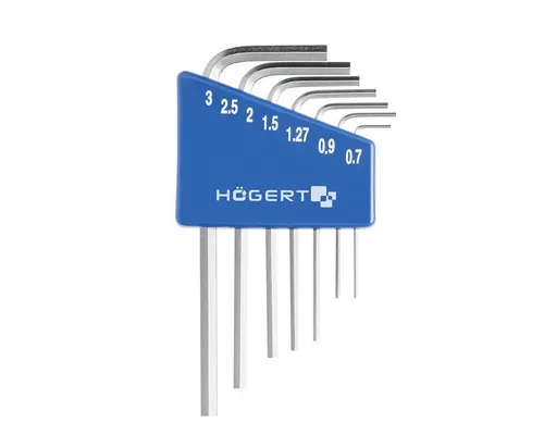 MS Beschläge Innensechskantschlüssel Sechskantschlüssel-Set Högert Winkelschlüssel