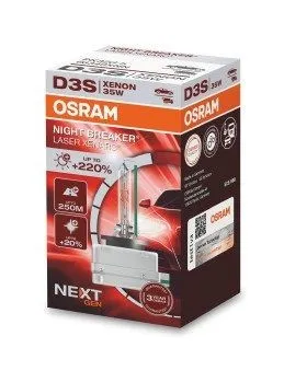 OSRAM XENARC® NIGHT BREAKER® LASER 66340XNN - Fernscheinwerfer - Autobeleuchtung mit 35W Xenonlampe für bis zu 150% mehr Licht auf der Straße, ideal für sicheres Fahren bei Nacht.