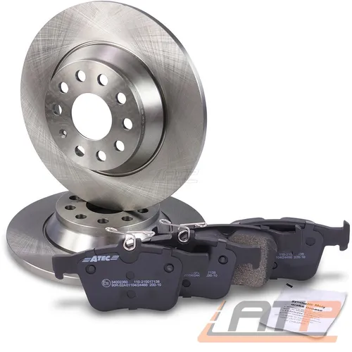 BREMSSCHEIBEN VOLL Ø300 + BREMSBELÄGE HINTEN FÜR AUDI A3 Q3 TT SEAT TARRACO