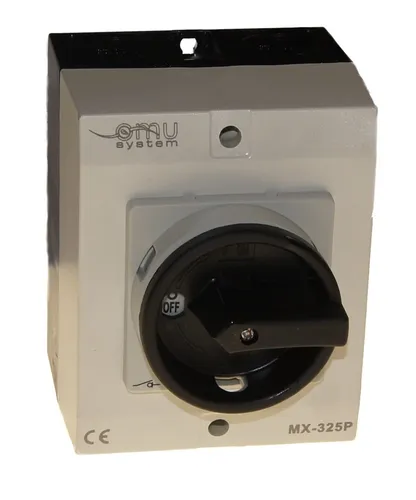 25A Hauptschalter Lasttrennschalter Not-Aus-Schalter MX-325P IP65 / 5kW