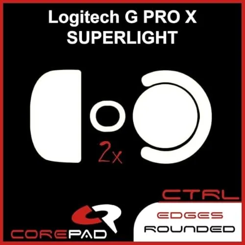 Corepad Skatez CTRL 602 Ersatz Mausfüße kompatibel mit Logitech G PRO X Superlight Wireless