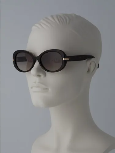 MARC JACOBS MJ1013/S-WR9-56 Sonnenbrille - Stylische Sonnenbrille von Marc Jacobs aus 100% Acetat, mit rundem Rahmen in Havana und hellbraunen Verlaufsgläsern, ideal für modebewusste Träger.