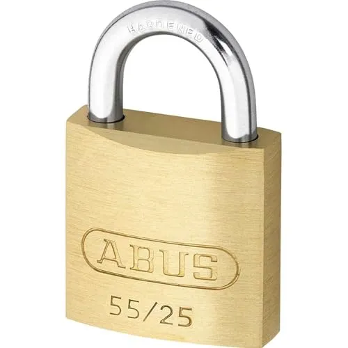 Abus - 55/25 25mm Messing Vorhängeschloss Gleichschließend 5251 - ABUKA02860