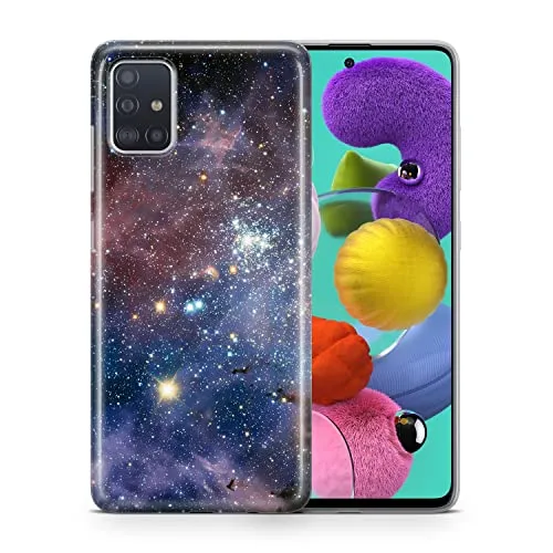 König Design Handyhülle kompatibel mit Huawei P10 Lite Silikon Case Hülle Sturzsichere Back-Cover Handyhülle Universum