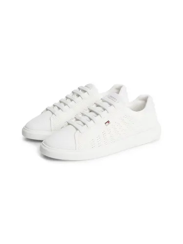 Tommy Hilfiger Damen Th Icon Light Knit Sneaker in beige von Tommy Hilfiger