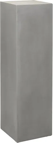 VIVANNO Blumenständer PODEST - Fiberglas Säule in Grau Beton-Design - Eleganter Blumenständer aus Fiberglas, 100 cm hoch, ideal zur stilvollen Präsentation von Pflanzen in Ihrem Zuhause oder Garten.