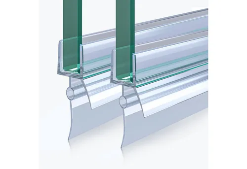 Mai & Mai Duschdichtung PVC Duschtürdichtung für 6mm Glasstärke Ersatzdichtung für Duschtüren, L: 60 cm