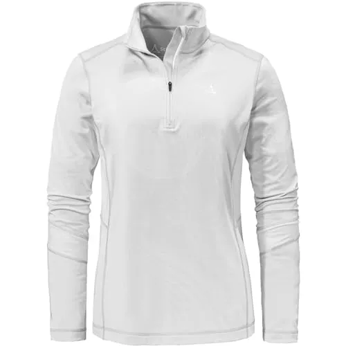 Schöffel Damen Lenggries Longsleeve, Bright White, 44