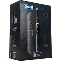Oral-B iO iO10 - Rotierende Zahnbürste für Erwachsene, intensive Zahnfleischpflege und super sensitive Reinigung in Cosmic Black