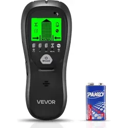 VEVOR Balkenfinder, Wandscanner, 5-in-1, elektronischer Multidetektor mit intelligentem Sensor, hochauflösendem LCD-Display & Audioalarm, für Met...