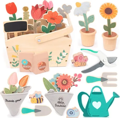 UMU® Garten-Set aus Holz 30-teilig