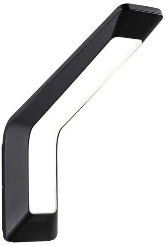 Paulmann Merano 94857 LED-Außenwandleuchte 14W Anthrazit - Lampen mit 950lm, korrosionsbeständig, ideal für Küstennähe. Integrierter Dämmerungssensor und Bewegungsmelder sorgen für Sicherheit und Komfort.