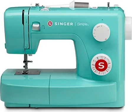 Singer 3223 Nähmaschine - Freiarm-Nutzstich-Nähmaschine in Türkis, 23 Nähprogramme und automatisches Knopfloch für kreative Projekte