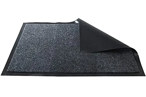 HOMELINE Schmutzfangmatte Fußmatte 40 x 60 cm anthrazit gummierte Rückseite