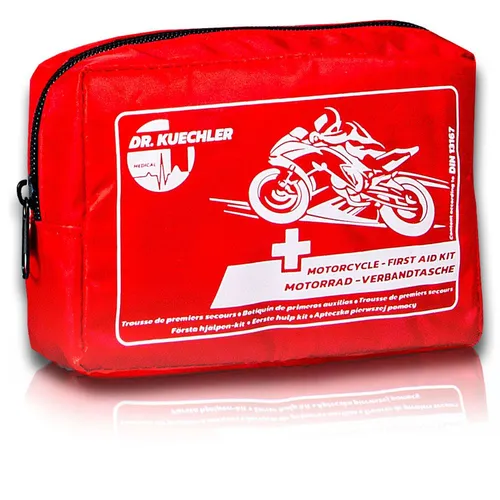 Motorrad Verbandskasten DIN 13167 Mini Erste Hilfe Set – Dr. Kuechler Medical® kompakt & EU konform