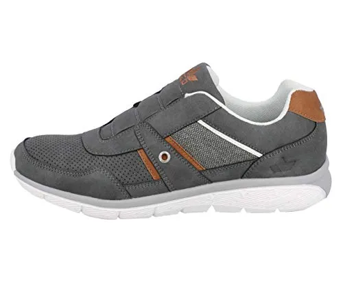 Lico Conner Slipper grau 43 EU - Sportlicher Sneaker aus pflegeleichtem Materialmix, mit flexibler Laufsohle und herausnehmbarer Innensohle für individuelle Anpassung. Ideal für den täglichen Gebrauch.