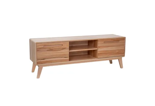 Medienschrank TV-Schrank aus Rotbuche V-90.51-12180 cm - TV-Halterungen mit viel Stauraum und eleganter Optik, gefertigt aus massivem Rotbuchenholz für eine rustikale Note in Ihrem Wohnzimmer.