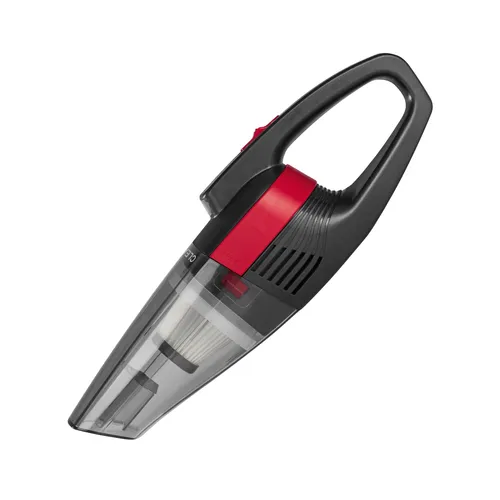CLEANmaxx Akku-Handstaubsauger 2000 mAh - Autostaubsauger für blitzschnelles Beseitigen von Schmutz, ideal für schwer erreichbare Stellen im Auto, beutellos und leicht, mit USB-Aufladung für bis zu 18 Minuten Einsatz.