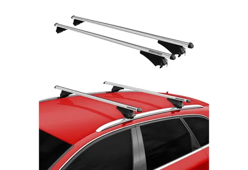 OMAC Dachträger für Audi A6 Allroad 2012-2018 - Dachgepäckträger aus hochwertigem, leichtem Aluminium, wasserbeständig und abnehmbar. Ideal für vielseitige Transportmöglichkeiten wie Fahrräder, Ski und Gepäckboxen.