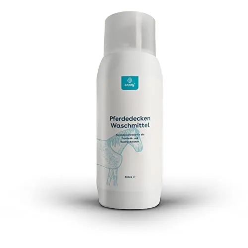 eco:fy Pferdedecken Waschmittel Rug Wash Deckenwaschmittel für atumgsaktive Synthetik- und Baumwolldecken (0,5 Liter)