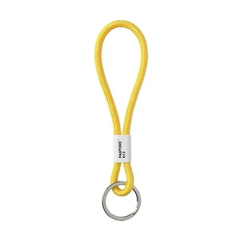 Pantone Design-Schlüsselband Key Chain short | Schlüsselanhänger robust und farbenfroh | kurz | yellow 012| gelb