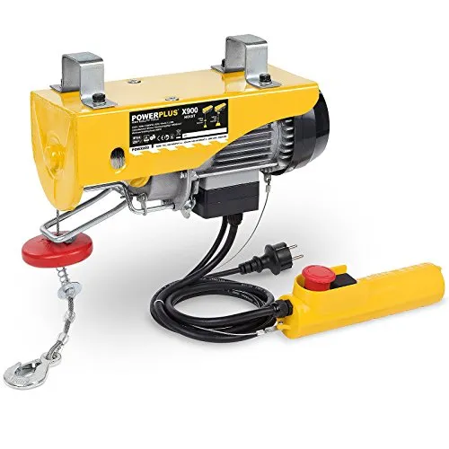 PowerPlus POWX902 elektrische Seilwinde 1050 Watt Seilhebezug 300/600kg