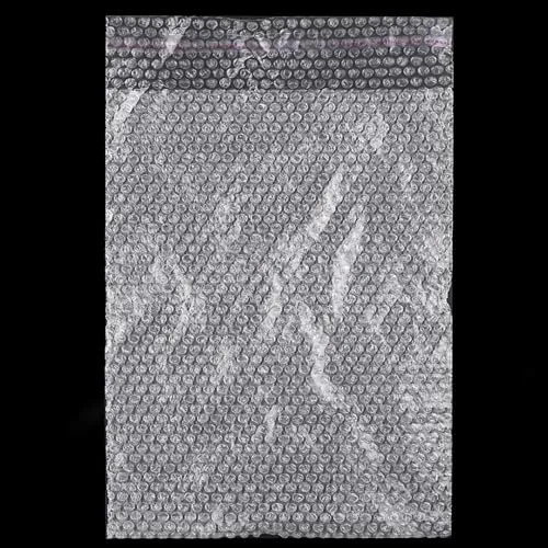 Luftpolsterbeutel mit selbstklebender Klappe transparente Polsterbeutel Schutzbeutel Versandmaterial Verpackung Größenwahl 100