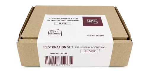 Produktbild LEVIATAN Set zur Restaurierung von Inschriften auf Grabsteinen Ölmarker Silber