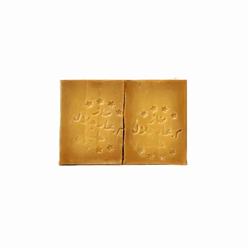 Bio JALAL - Original Alepposeife mit 40% Lorbeeröl 2 Stück à 200 g (400 g) 100 % Naturprodukt ohne künstliche Farbstoffe und Duftstoffe - Traditionelle Seife, handgefertigt in der Türkei