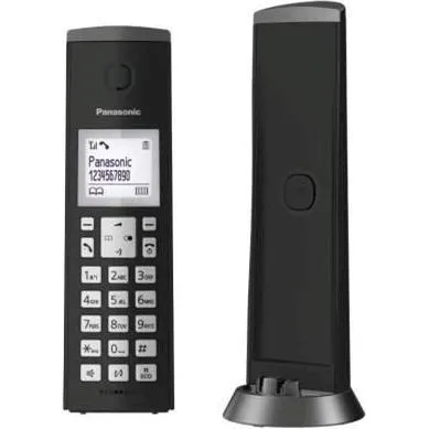 Panasonic KX-TGK210 Cordless Telefon - Festnetztelefon mit elegantem Design, LCD-Display und praktischen Funktionen wie Eco-Modus und Anrufblockierung – ideal für den täglichen Gebrauch.