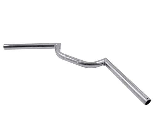 2EXTREME Lenker, M-lenker petit, Race, Dragster, chrom, kompatibel für Moped, Mofa, Roller