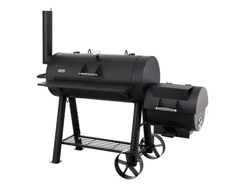 tepro Smoker »Milwaukee« - Vielseitiger Holzkohlegrill - Grill und Räuchern in einem! Mit 2 emaillierten Grillrosten, regelbarer Luftzufuhr und einem Thermometer für perfekte Ergebnisse. Ideal für Gartenpartys und BBQ-Liebhaber.