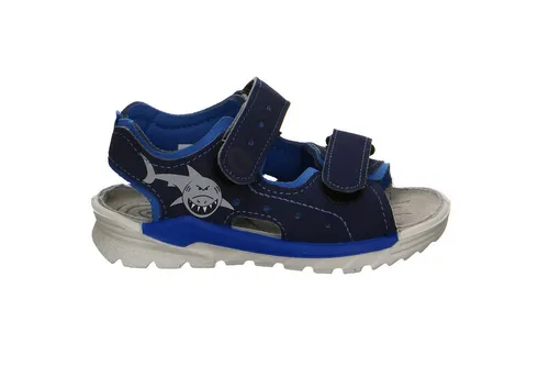 RICOSTA Jungen Sandalen SURF – Bequeme Freizeitschuhe in Nautic/Azur - Hochwertige, waschbare Sandalen mit Klettverschluss für Kinder. Ideal für Sommerabenteuer – komfortabel und praktisch für jeden Tag.