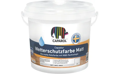 Caparol Capadur Wetterschutzfarbe Matt, 2,5l
