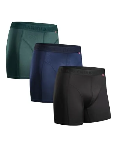 SPORT BOXERSHORTS - 3-Pack - Schwarz | Blau | Grün - S - Funktionsunterwäsche für Männer, optimaler Tragekomfort und Unterstützung während des Trainings dank feuchtigkeitsableitendem Material und ergonomischem Schnitt.