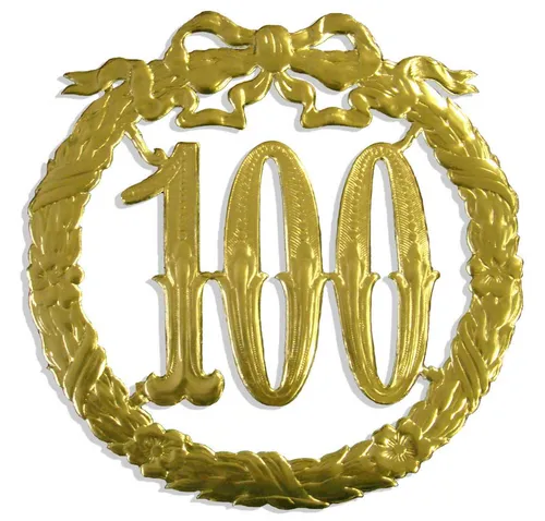 Kunze Deko-Buchstaben Jubiläumszahl 24 cm [Ziffer 10-100]