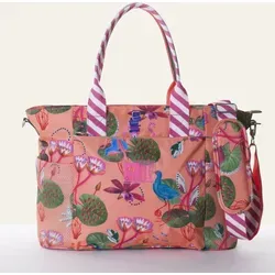 Oilily Wickeltasche Lily's Pond (Set, 2-tlg) - Farbenfrohe Wickeltasche mit praktischer Wickelauflage, ideal für unterwegs. Viel Platz für Windeln und Spielzeug, wasserabweisend und stylisch!