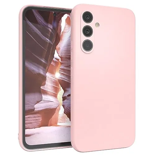 EAZY CASE - Silicon Case - kompatibel mit Samsung Galaxy A54 Hülle Freundllich, Slim mit Premium Finish, Kratzfeste rutschfeste Mattierte Case, Rundumschutz, Unzerstörbare Schutzhülle in Rosa