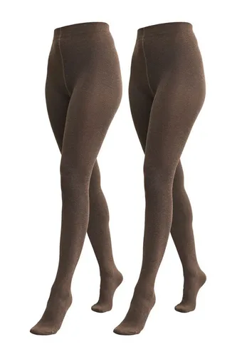 NEXT Damen Strickstrumpfhosen im Doppelpack - Oatmeal/Neutral Marl XL - Entdecken Sie die stilvollen NEXT Strickstrumpfhosen im Doppelpack. Ideal für trendige Looks, bieten sie Komfort und Vielseitigkeit für jeden Anlass.