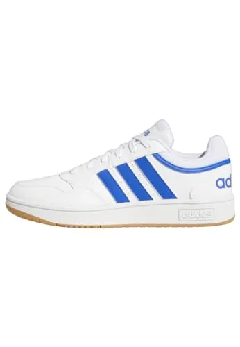 ADIDAS SPORTSWEAR Hoops 3.0 Sneaker, Gr. 42, Blau - Sportlicher Sneaker für Basketball mit dämpfender Zwischensohle für langanhaltenden Komfort. Stylishes Design mit kontrastierenden 3-Streifen, ideal für den Alltag.