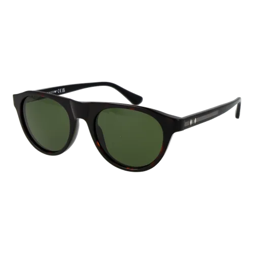 Web Sonnenbrille WE0377 52N 51 - Stilvolle Herrenbrille - Elegante Sonnenbrille für Herren in Braun mit grünem Glas. 100% UVA & UVB Schutz und komfortable Passform. Ideal für sonnige Tage.