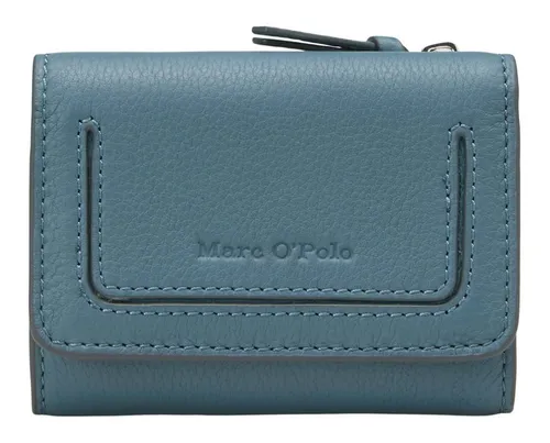 Marc O'Polo Combi Wallet mit RFID-Blocker - Elegante Geldbörse aus 100% Rindsleder in Hazy Blue, ausgestattet mit RFID-Blocker Schutz für maximale Sicherheit. Ideal für stilbewusste Menschen.