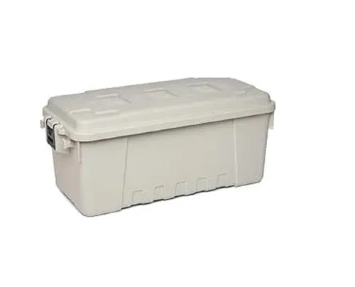 Produktbild Plano Sportler-Kofferraum, mittelgroß, 64 l, rauchweiß, Militärqualität, Aufbewahrungsbox mit Deckel, strapazierfähig, groß, für Camping und Armee, perfekt für Jagd, Paintball, Airsoft oder zur