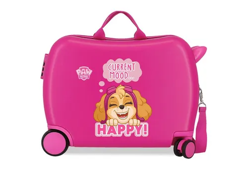 Kinderreisekoffer PAW PATROL Playful Fucsia - 34L - Trolley für Kinder mit Paw Patrol Design, ideal als Handgepäck und mit ergonomischem Sitz für Pausen. Robustes Material und praktische Innenaufteilung machen Reisen zum Erlebnis!